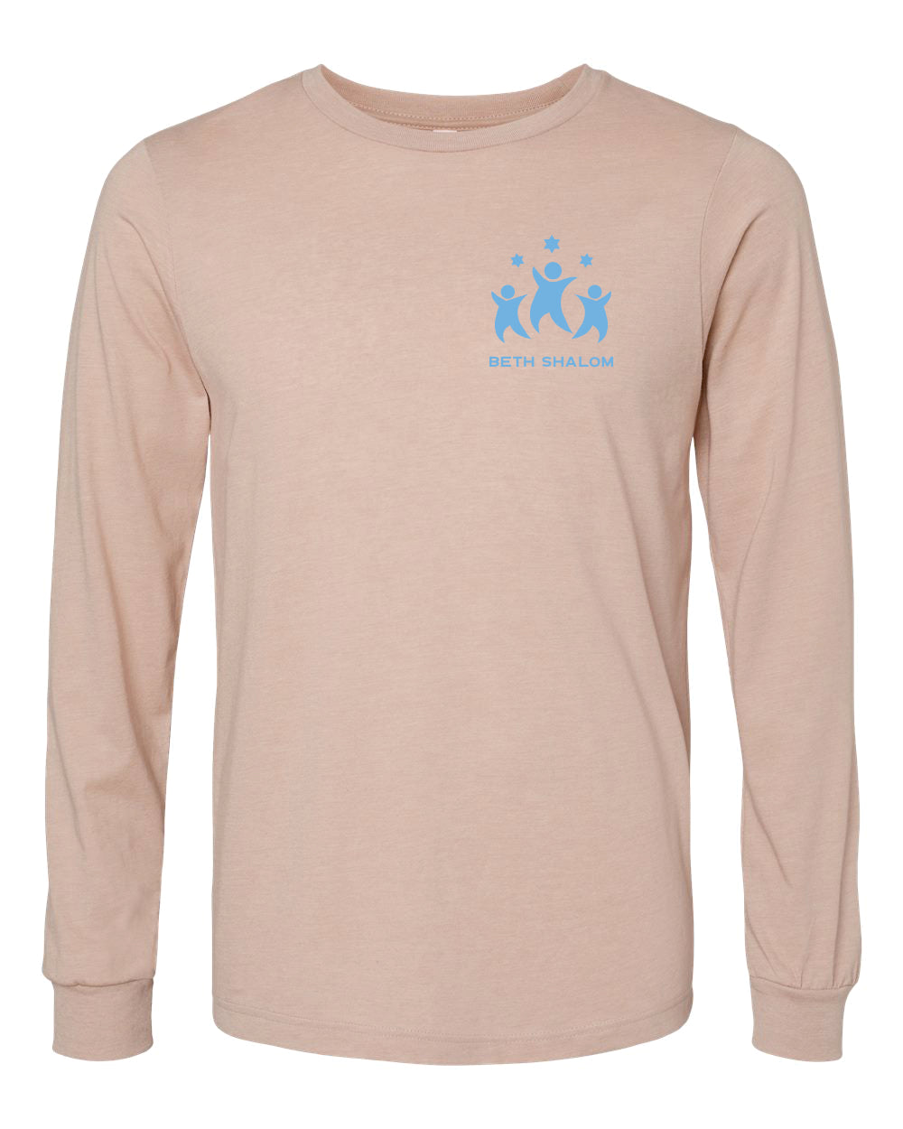 Adult Long Sleeve T-shirt - Left Chest Design