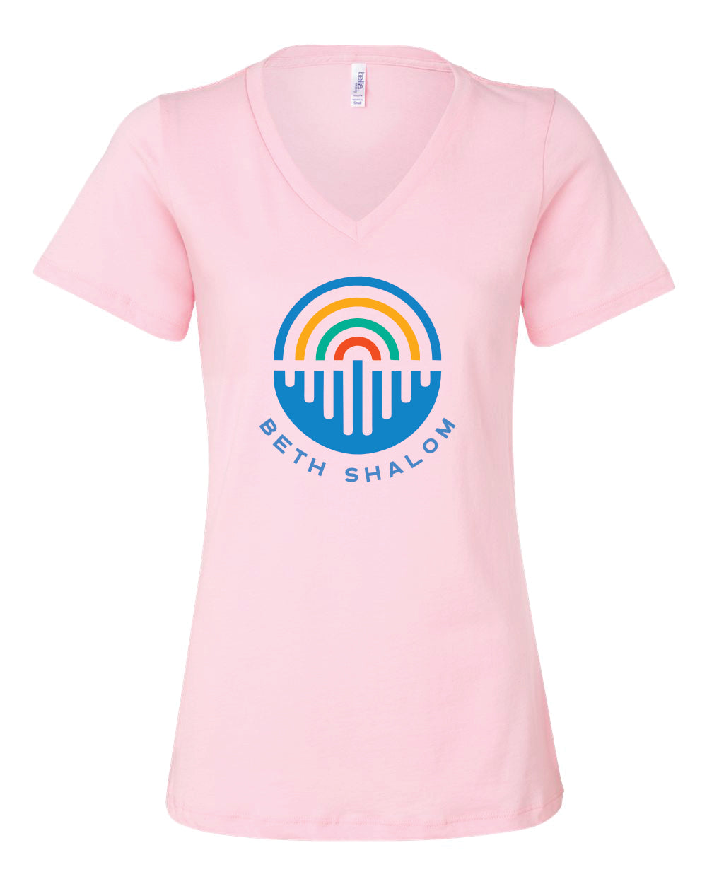 Women's V-Neck T-shirt - Full Front Design