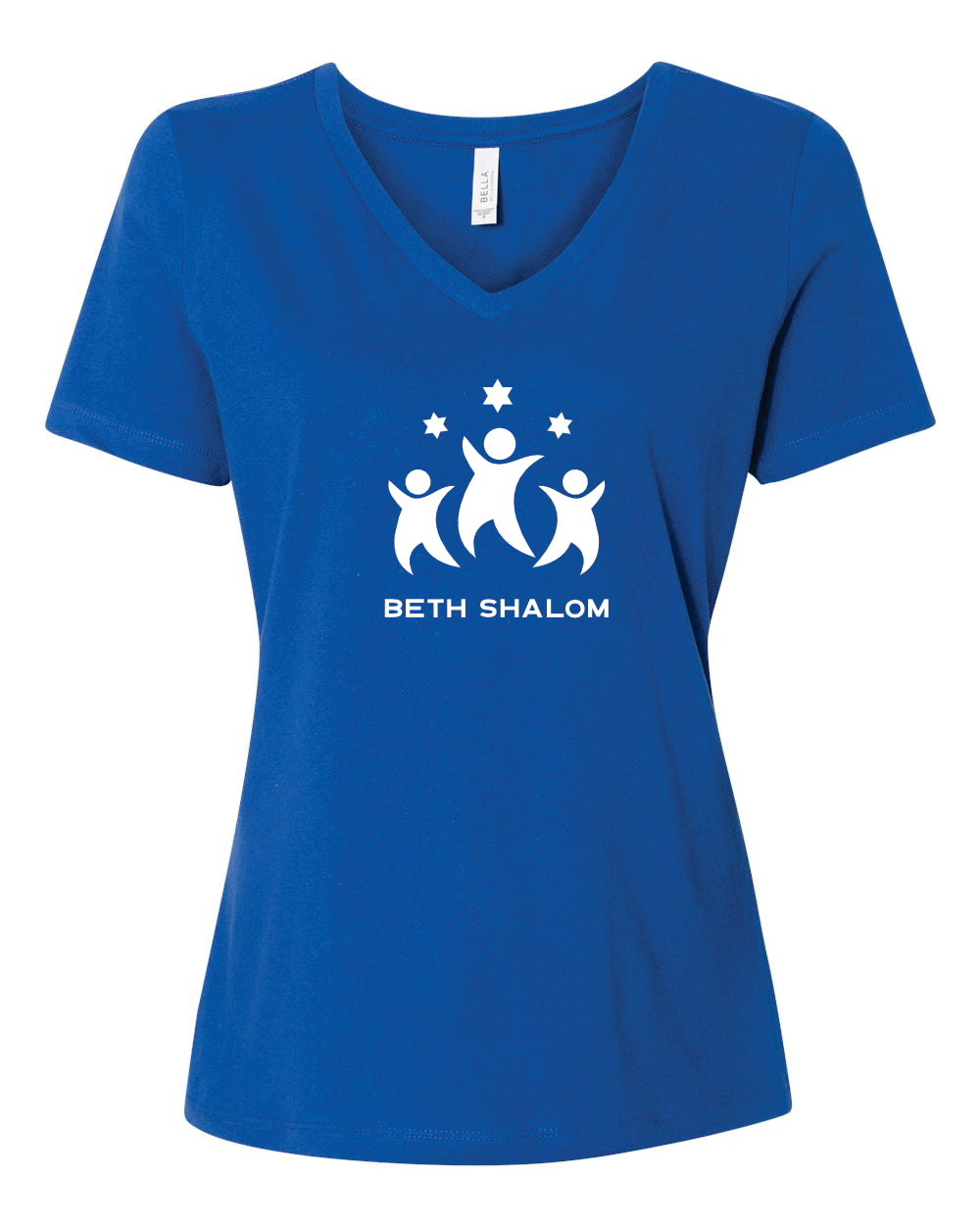 Women's V-Neck T-shirt - Full Front Design