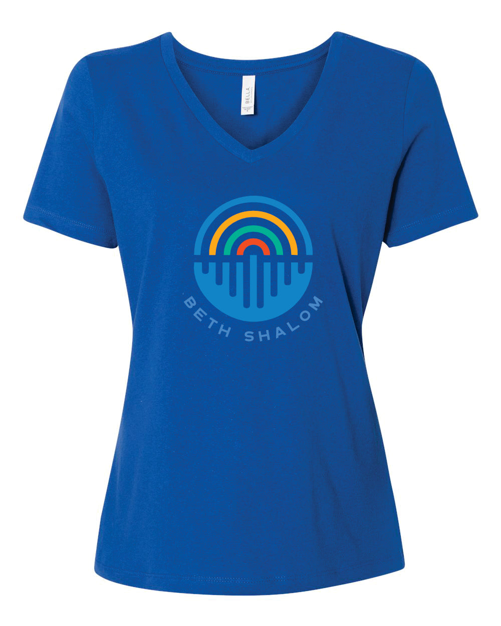 Women's V-Neck T-shirt - Full Front Design