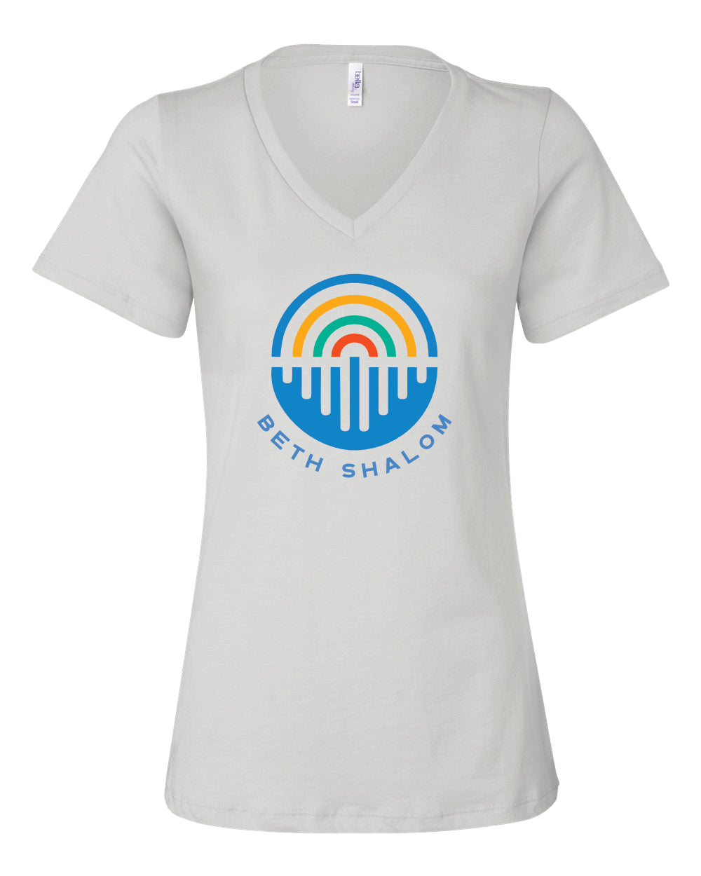 Women's V-Neck T-shirt - Full Front Design