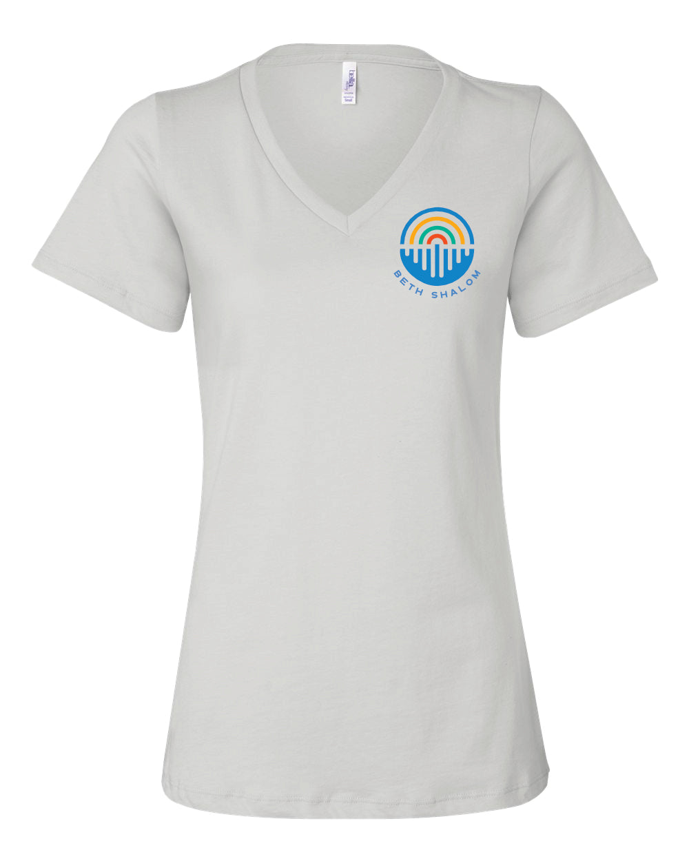 Women's V-Neck T-shirt - Left Chest Design