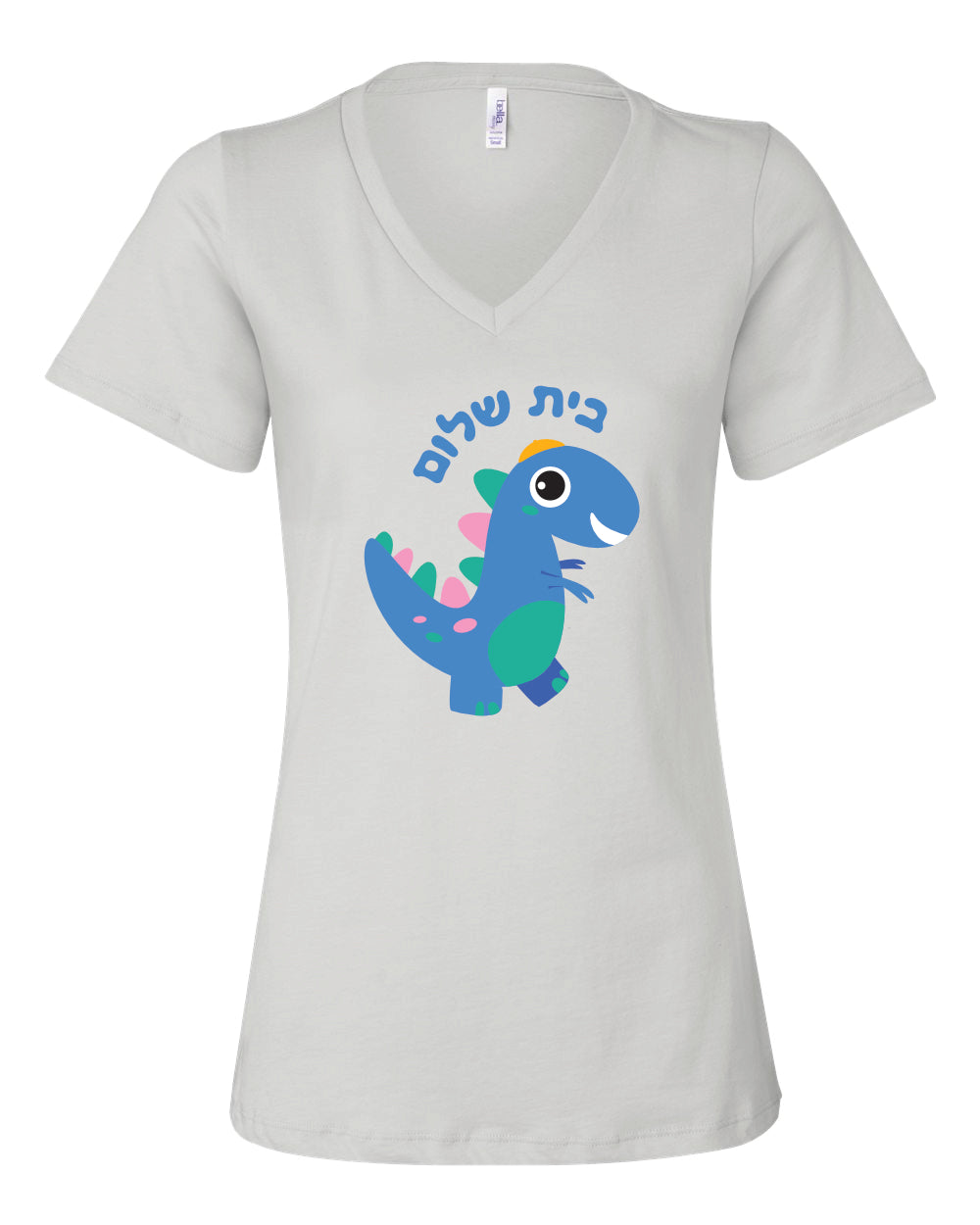 Women's V-Neck T-shirt - Full Front Design
